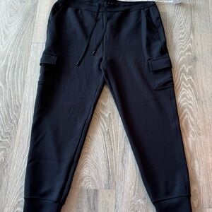 32 Degrees Heat Unisex Black Jogger Cargo Pants